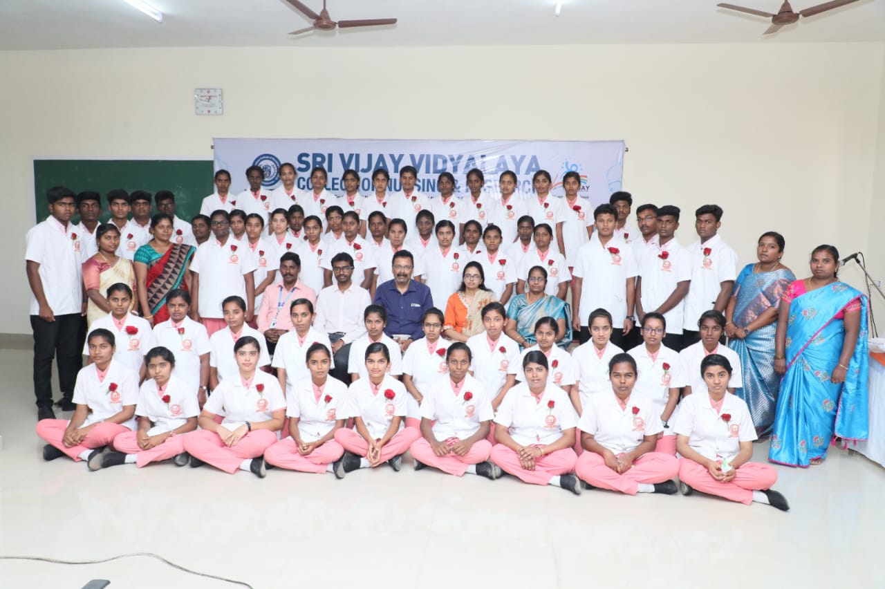 Sri Vijay Vidyalaya nursing students group